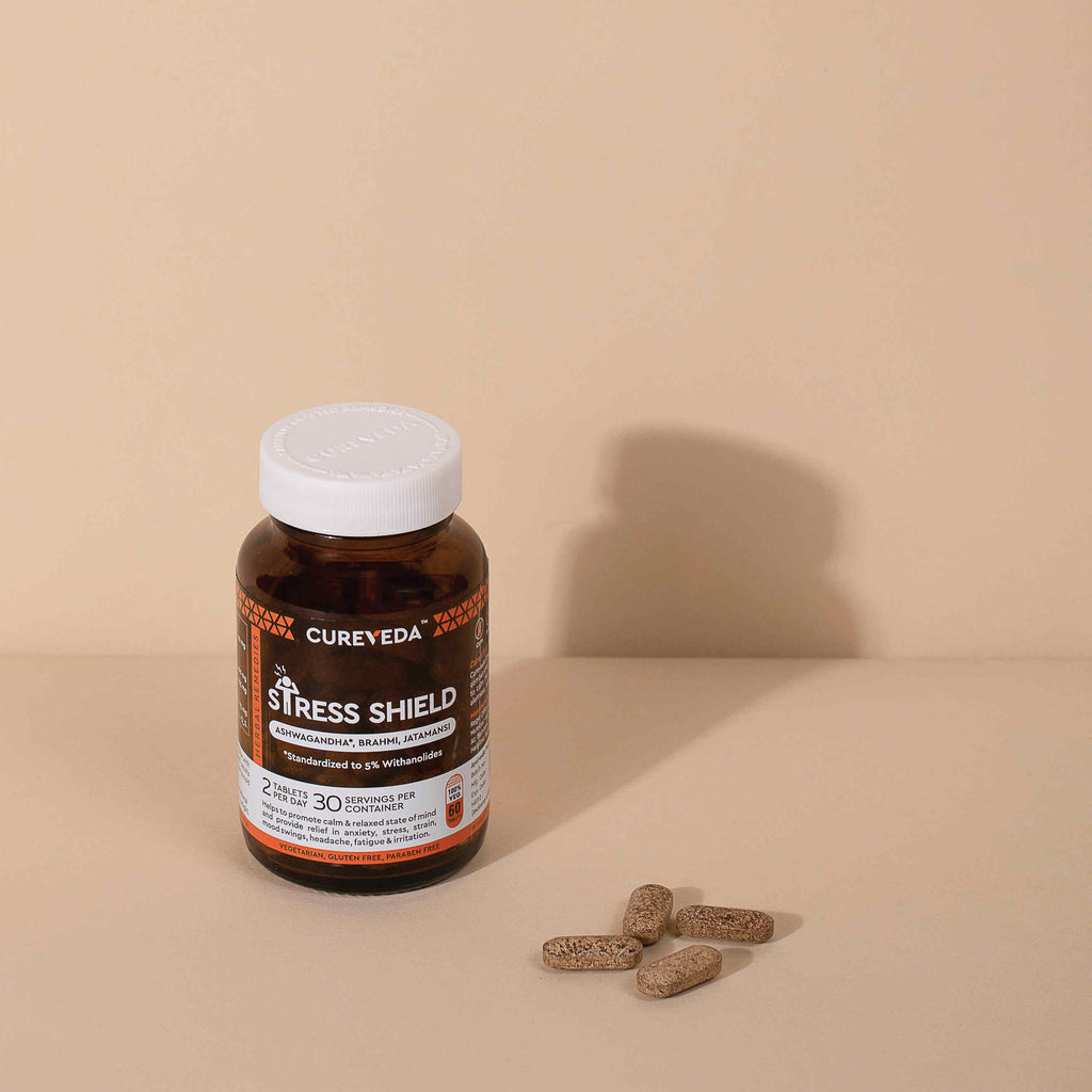 Cureveda Stress Shield - 60 Tablets image 2