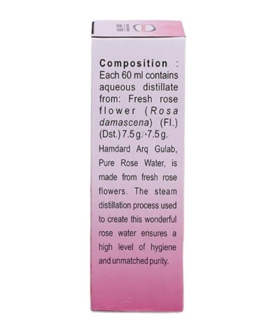 Hamdard Arq Gulab Pure Rose Water - 100 ml image 4