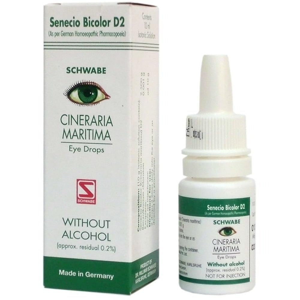 Dr. Willmar Schwabe India Cineraria Maritima Drops Without Alcohol - 10 ml