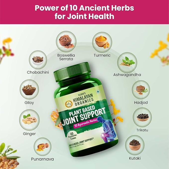 Himalayan Organics Plant Based Joint Support Vegetarian Capsules image 9