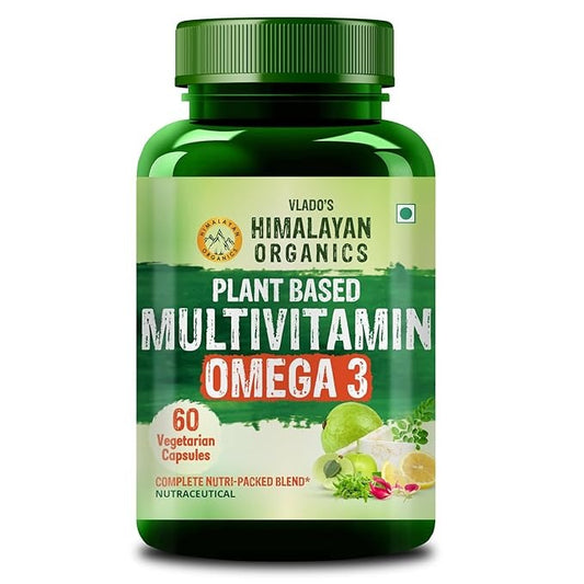 Himalayan Organics Vegan Omega 3 Vegetarian Capsules - 90 Tabs
