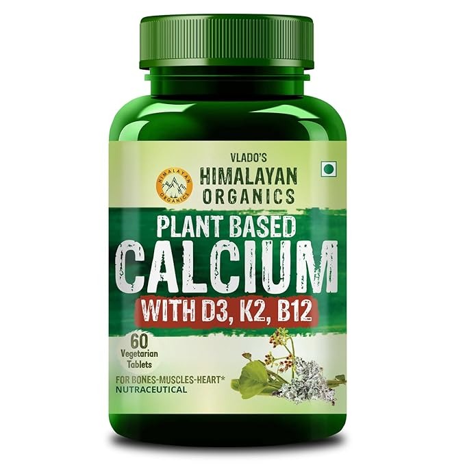 Himalayan Organics Plant Based Calcium Vegetarian Capsules
