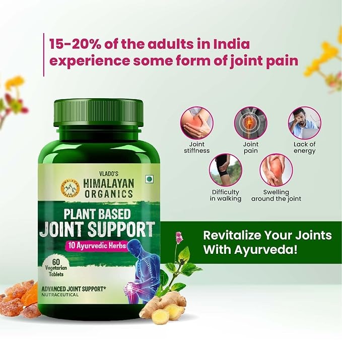 Himalayan Organics Plant Based Joint Support Vegetarian Capsules image 10
