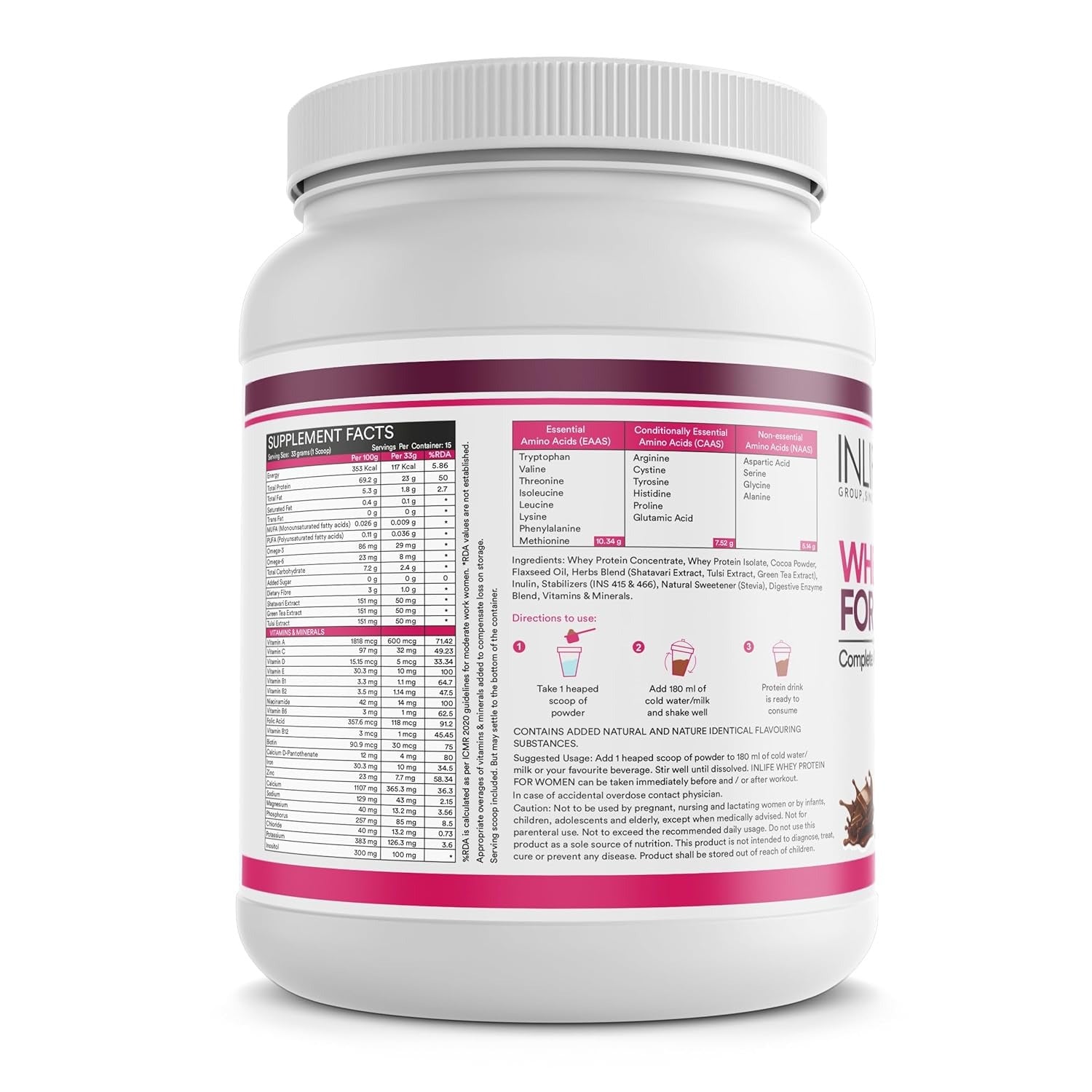 INLIFE Shake Powder for Women - 500 gms image 2