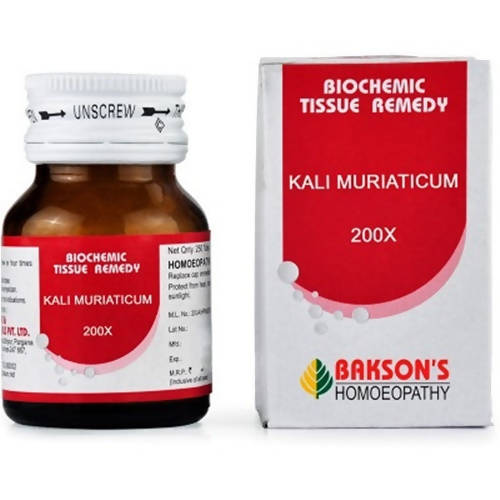 Bakson's Homeopathy Kali Muriaticum Biochemic Tablets image 10