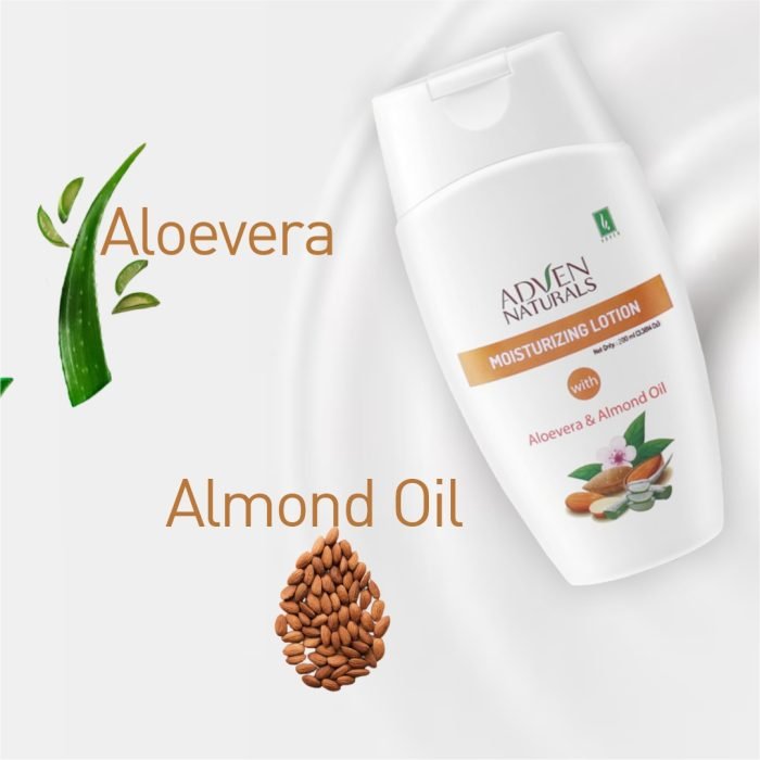 Adven Moisturizing Lotion With Aloevera & Almond Oil - 100 ml image 3