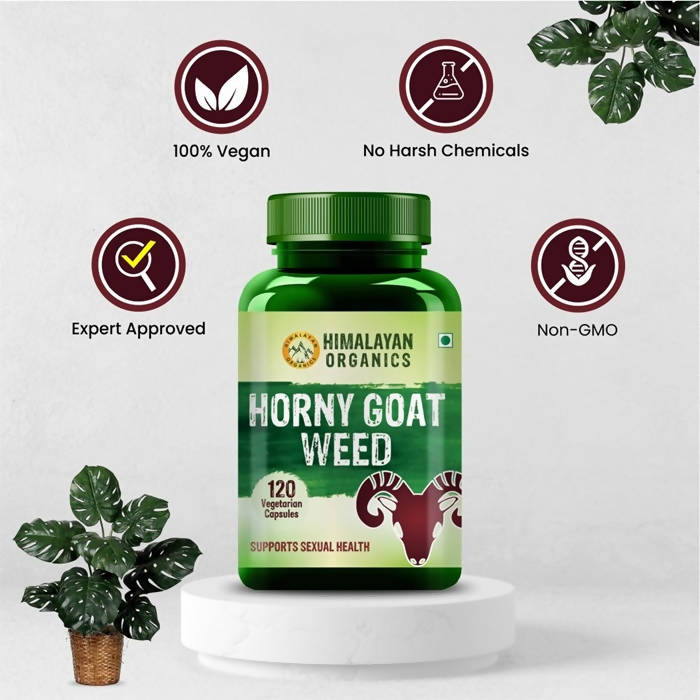 Himalayan Organics Horny Goat Weed Vegetarian Capsules image 3