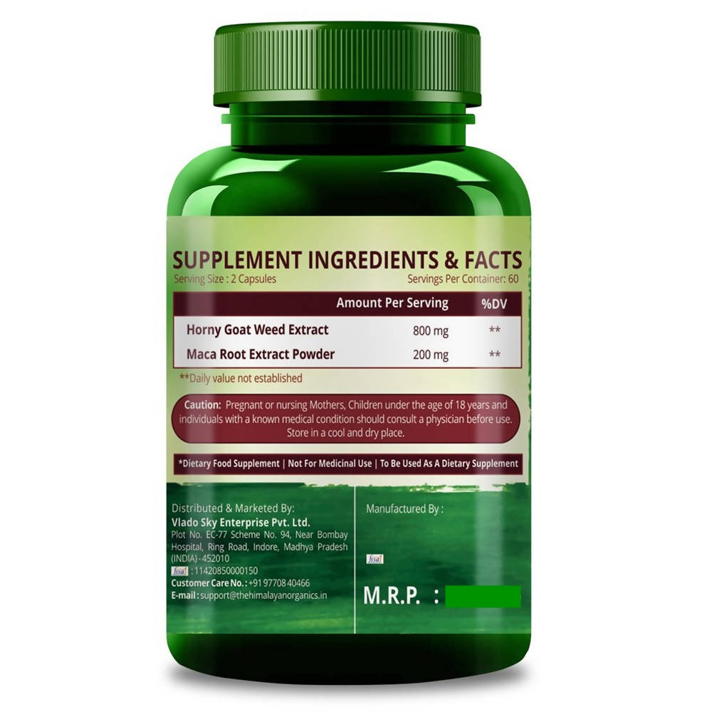 Himalayan Organics Horny Goat Weed Vegetarian Capsules image 2