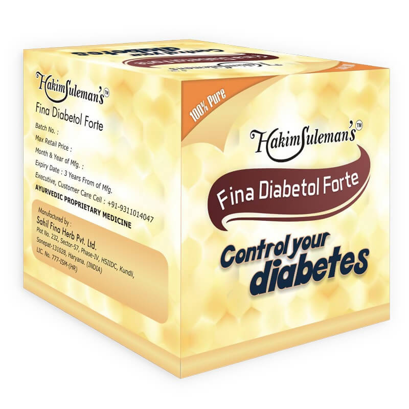 Hakim Suleman's Fina Diabetol Forte Capsules - 60 Capsules image 2