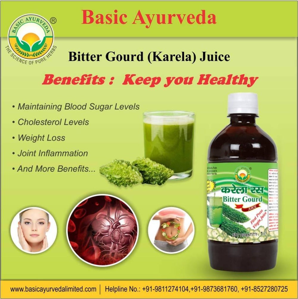 Basic Ayurveda Bitter Gourd Juice - 1 Litre image 2