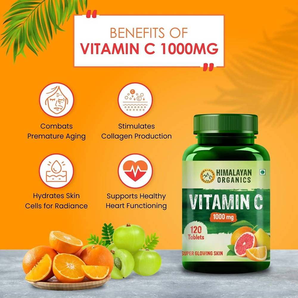 Himalayan Organics Vitamin C 1000 mg Tablets image 4