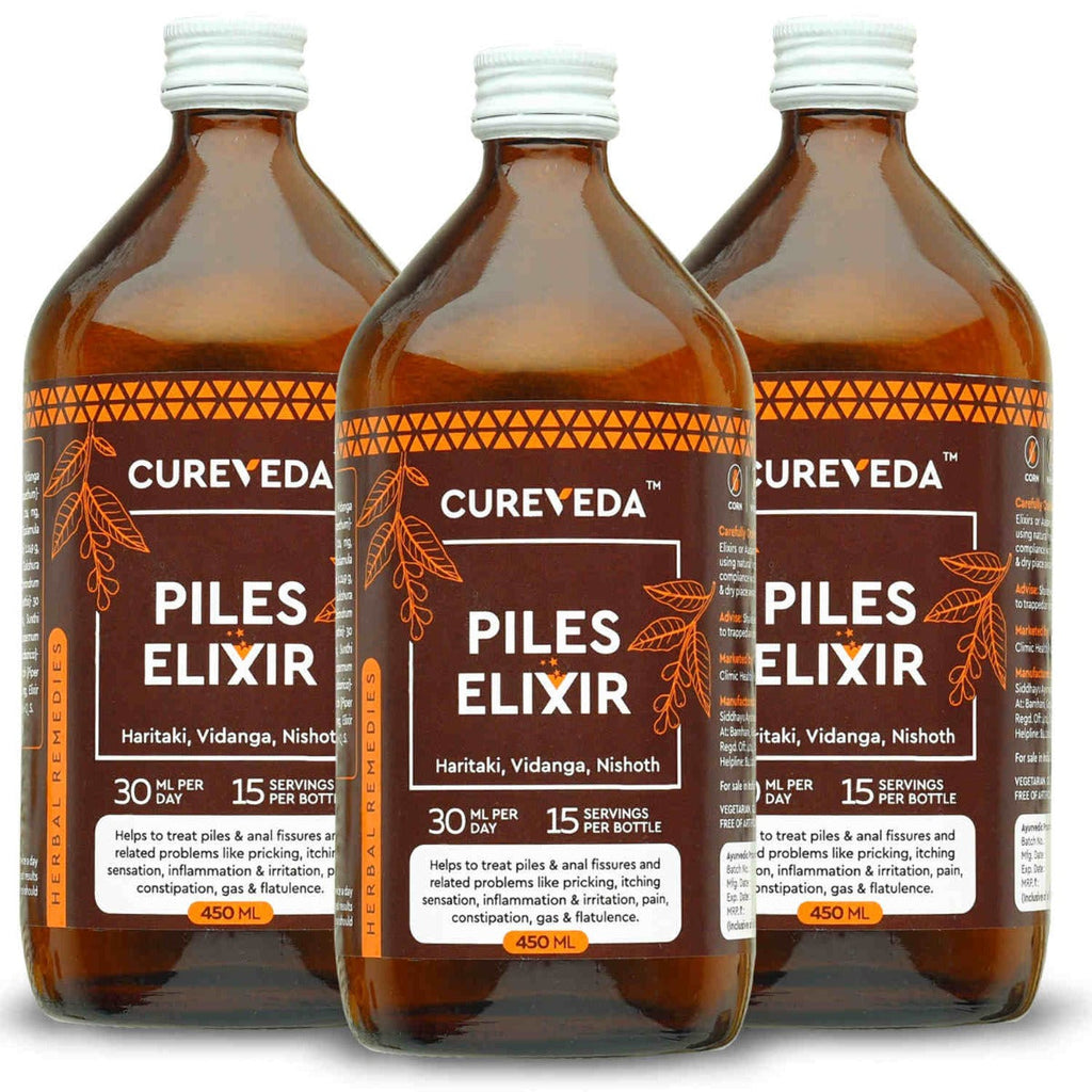 Cureveda Piles Elixir - 450 ml image 3