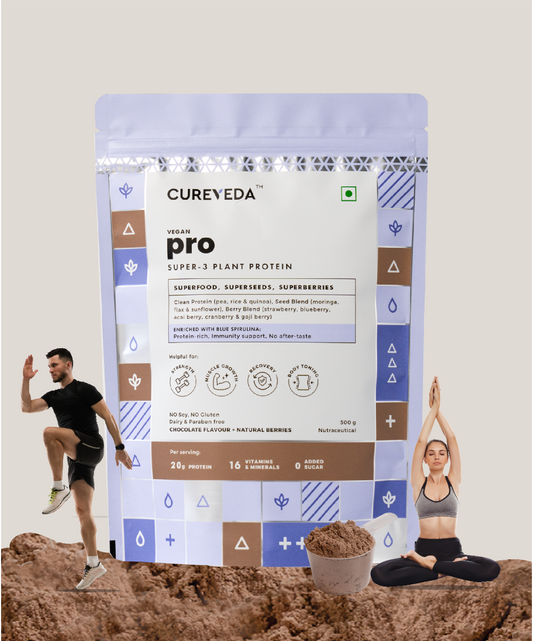 Cureveda Vegan Pro Super 3 Plant Protein