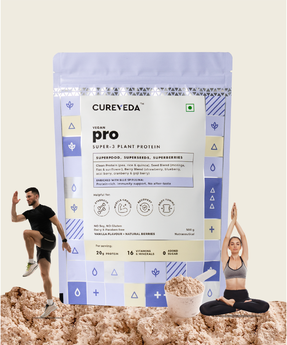 Cureveda Vegan Pro Super 3 Plant Protein image 3