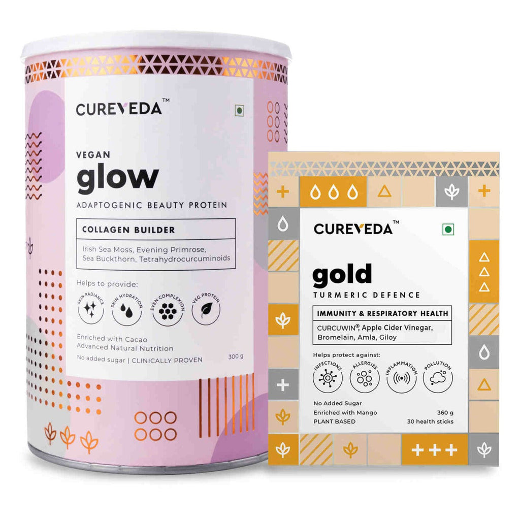 Cureveda Glow & Gold Combo image 2