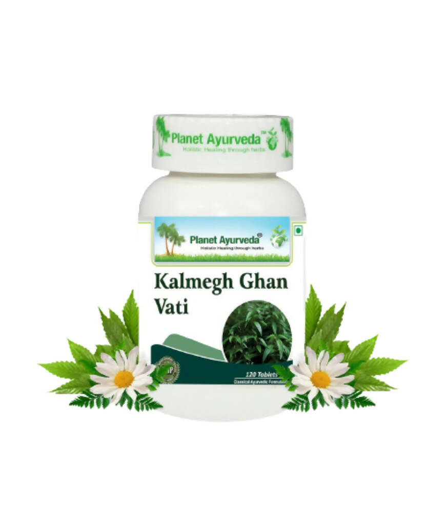 Planet Ayurveda Kalmegh Ghan Vati - 120 tabs