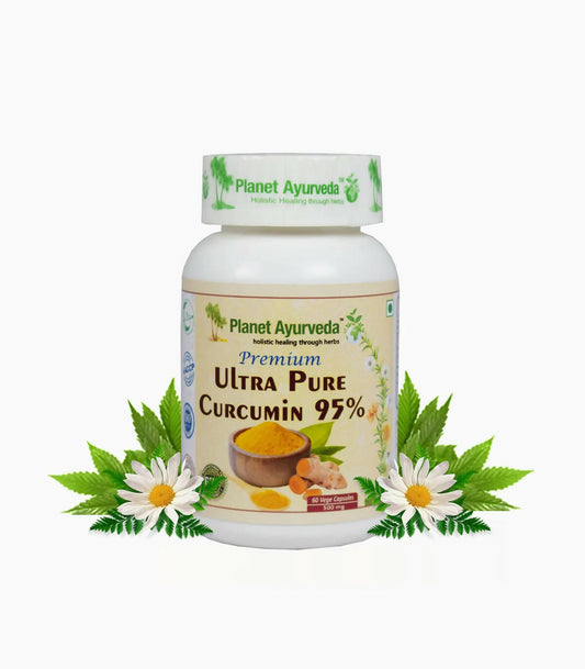 Planet Ayurveda Premium Ultra Pure Curcumin 95% Capsules - 60 tabs
