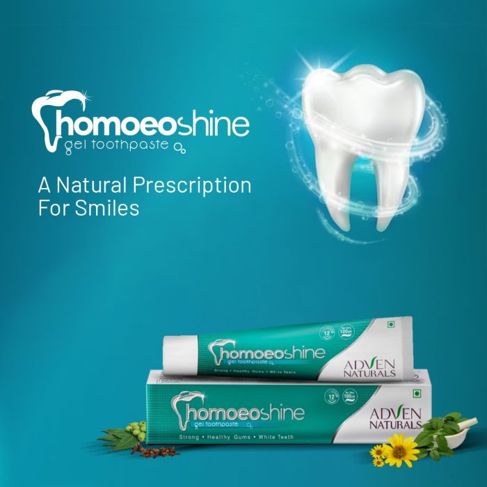 Adven Homoeoshine Toothpaste Gel - 100 gms