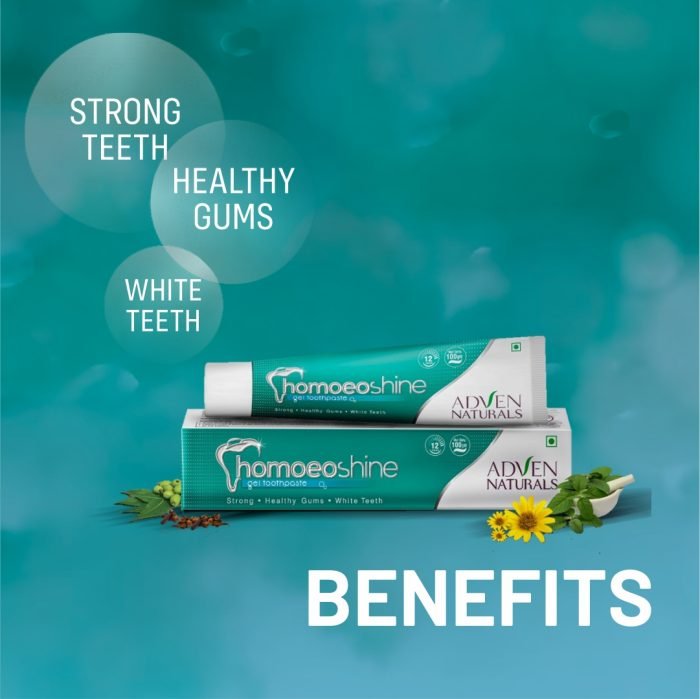 Adven Homoeoshine Toothpaste Gel - 100 gms image 2