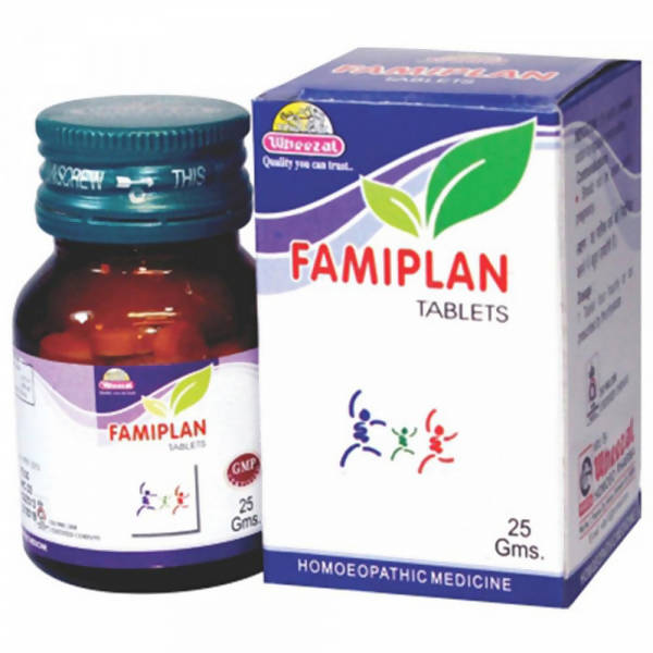Wheezal Homeopathy Famiplan Tablets image 2