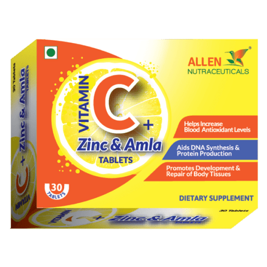 Allen Homeopathy Vitamin C + Amla Tablets - 30 tabs