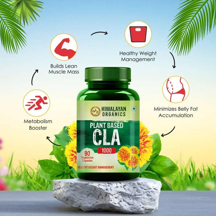 Himalayan Organics Plant Based CLA 1000 Capsules - 90 caps image 5