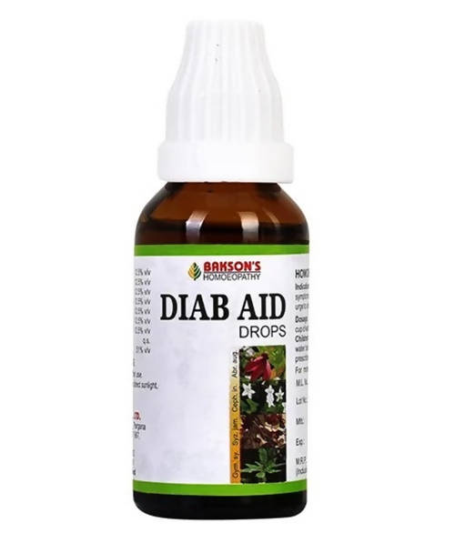 Bakson's Homeopathy Diab Aid Drops - 30 ml image 2