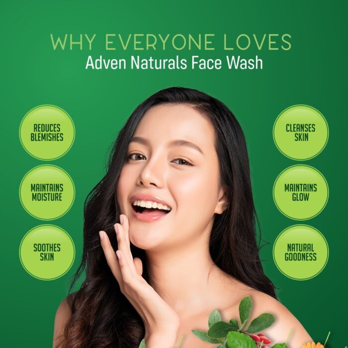 Adven Naturals Face Wash - 100 gms image 6