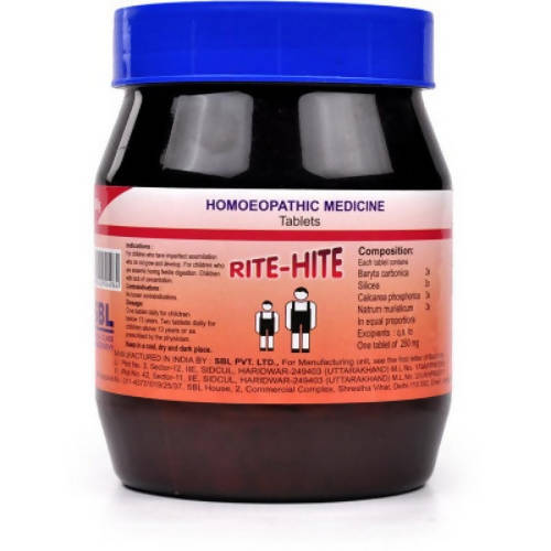 SBL Homeopathy Rite-Hite Tablets image 3