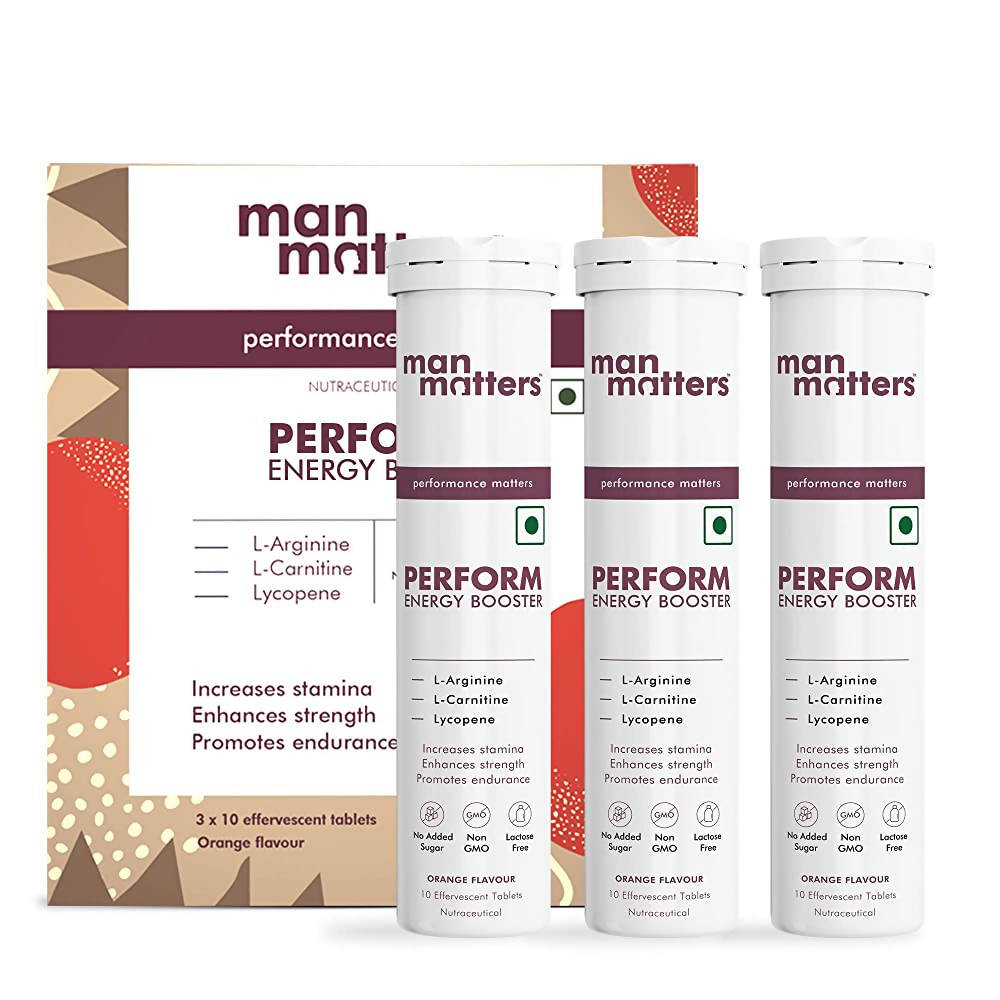 Man Matters Perform Energy Booster Tablets image 2