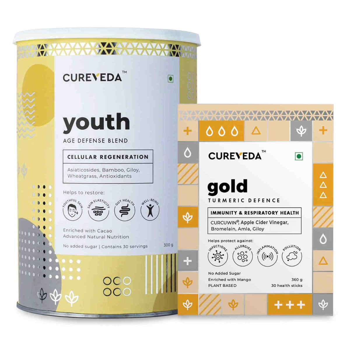 Cureveda Youth & Gold Combo
