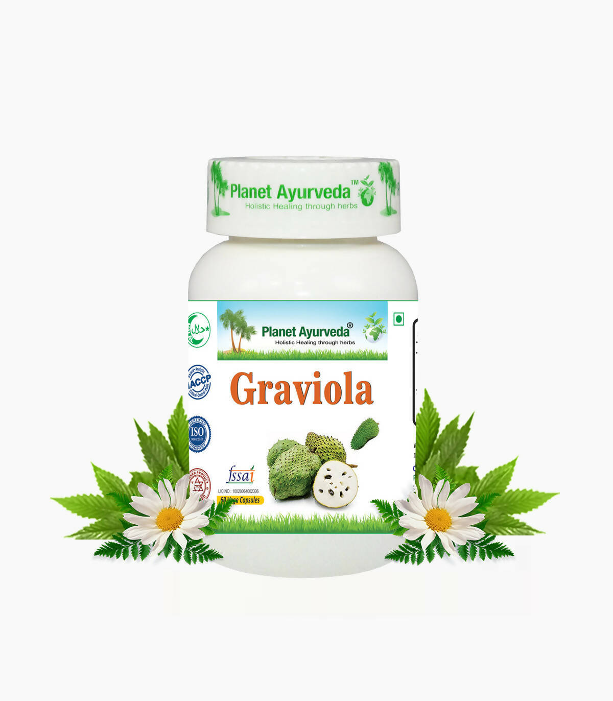 Planet Ayurveda Graviola Capsules - 60 tabs image 2