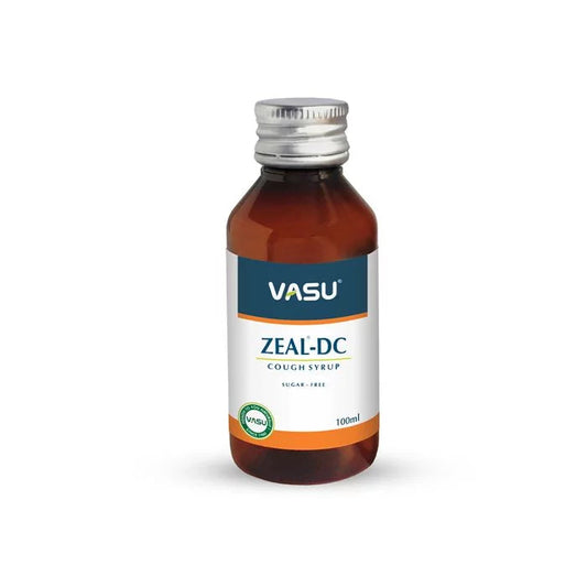 Vasu Zeal DC Cough Syrup - Sugar Free - 100 ml (Pack of 3)