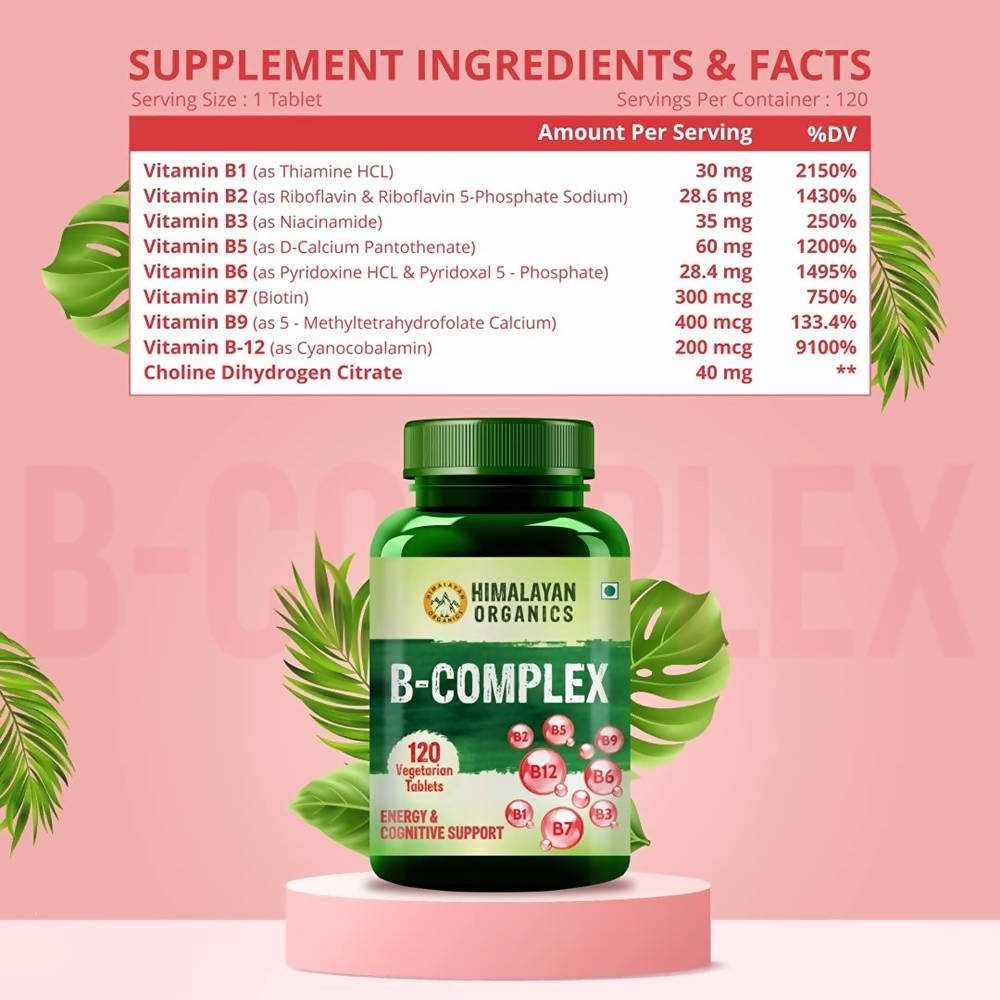 Himalayan Organics B- Complex Tablets image 6